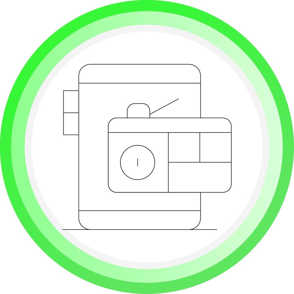 Digital Radio Creative Icon Design vector