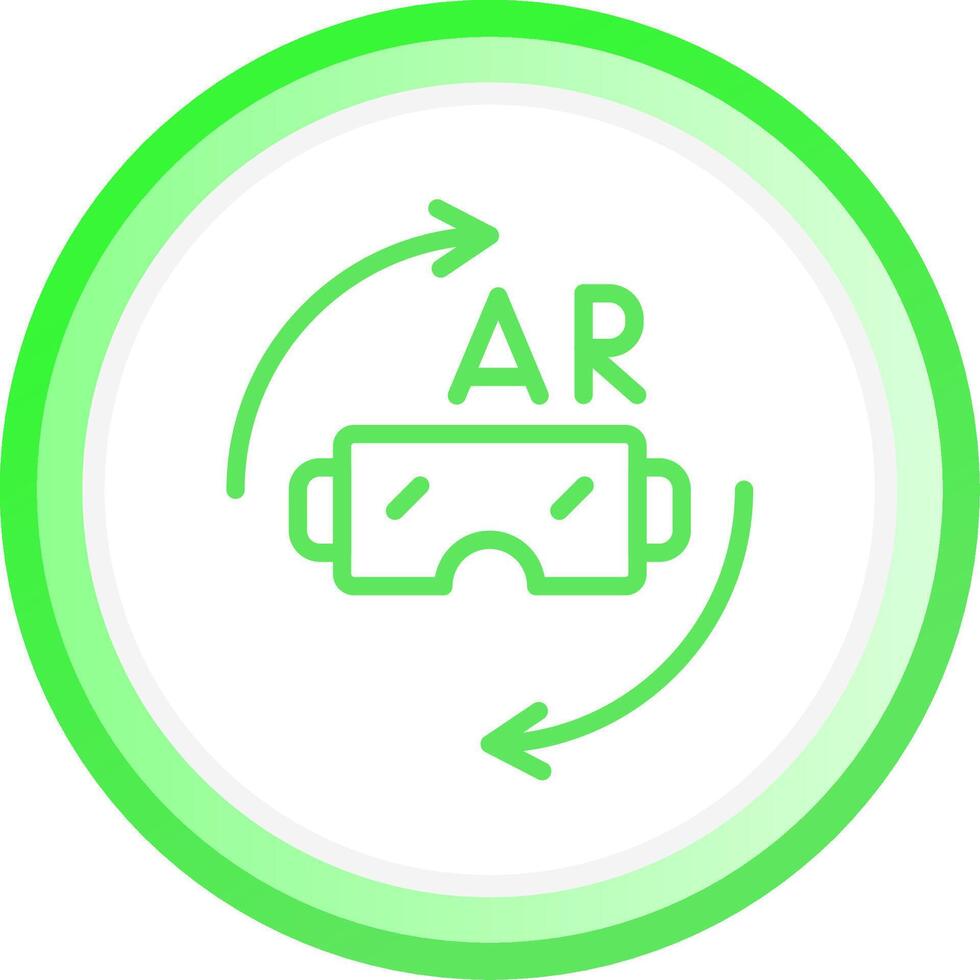 Vr Glasses Creative Icon Design vector