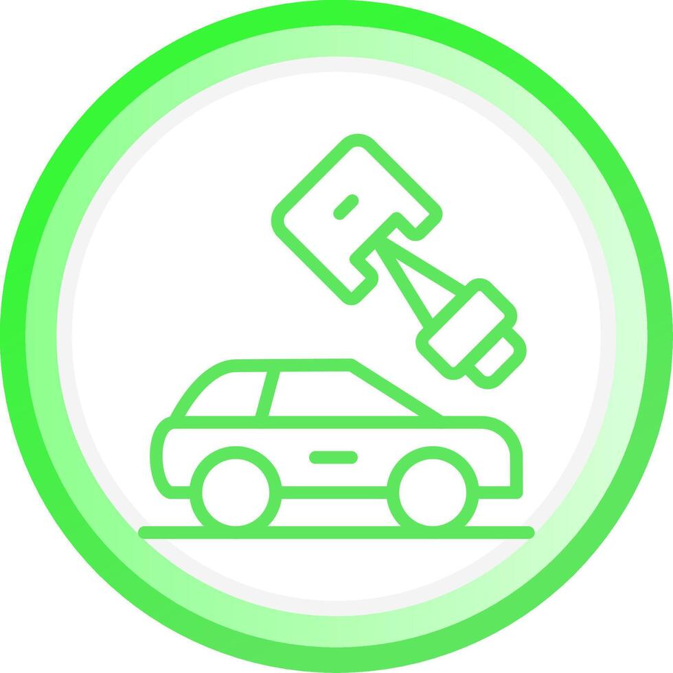 Car Parts Creative Icon Design vector