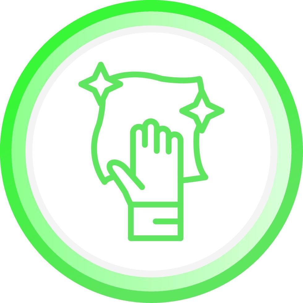 Wipe Creative Icon Design vector