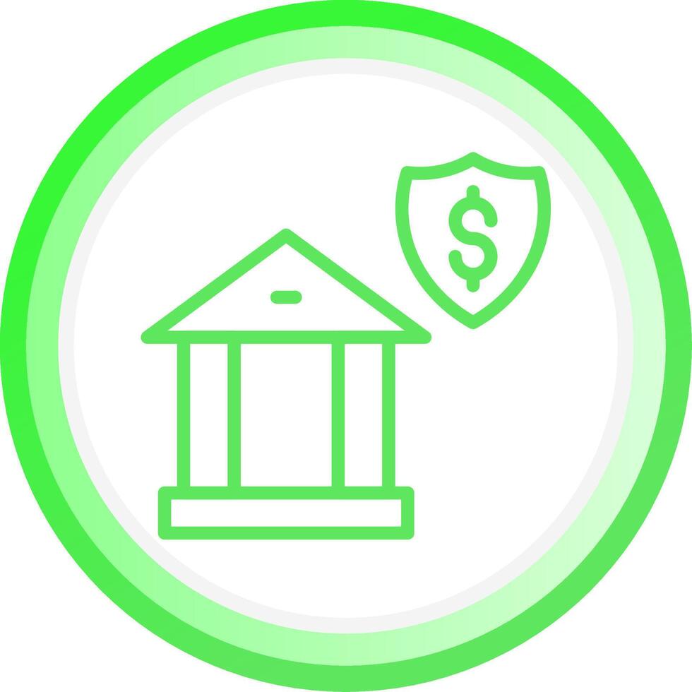 Banking Security Creative Icon Design vector