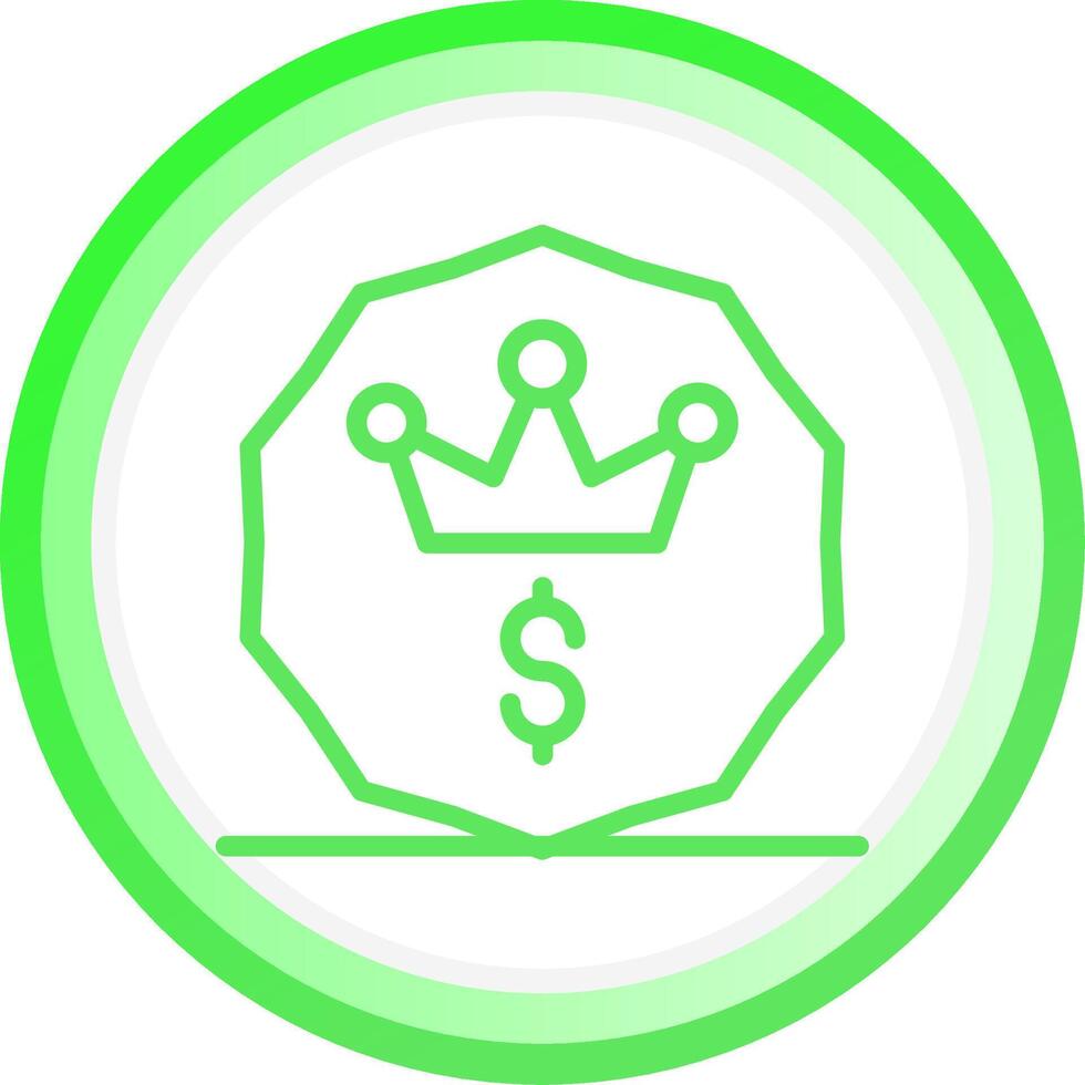 All Inclusive Price Creative Icon Design vector