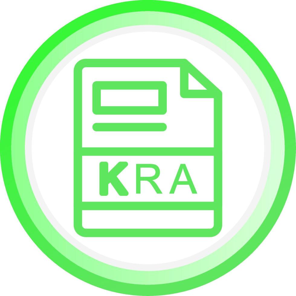 KRA Creative Icon Design vector