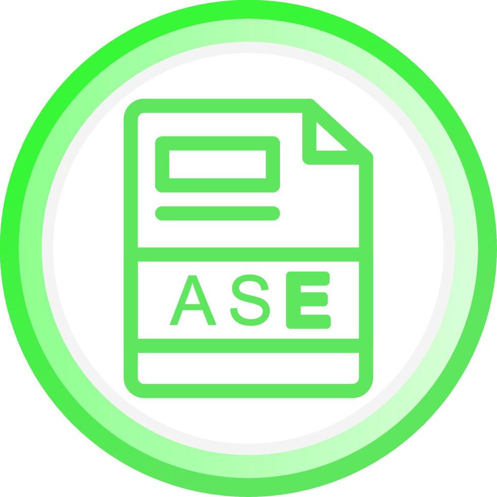 ASE Creative Icon Design vector