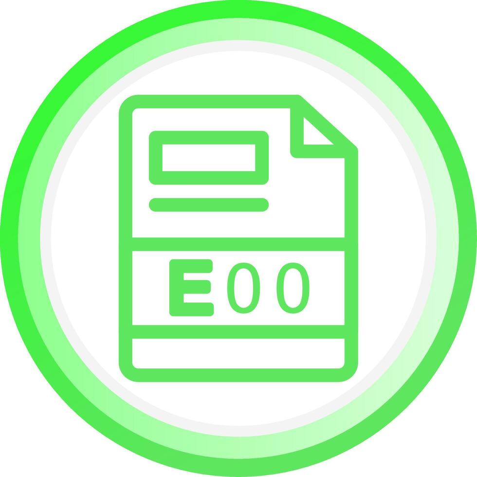 E00 Creative Icon Design vector