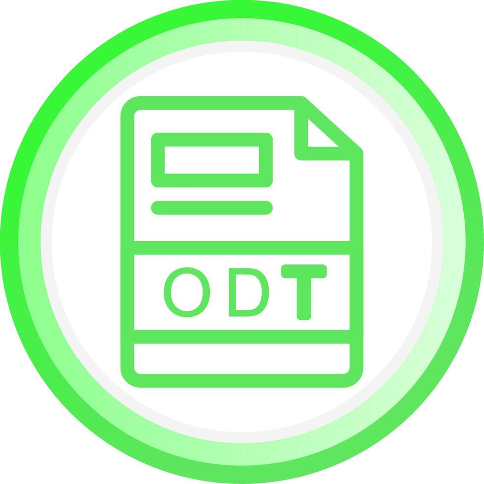 ODT Creative Icon Design vector