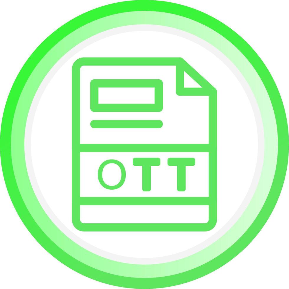 OTT Creative Icon Design vector