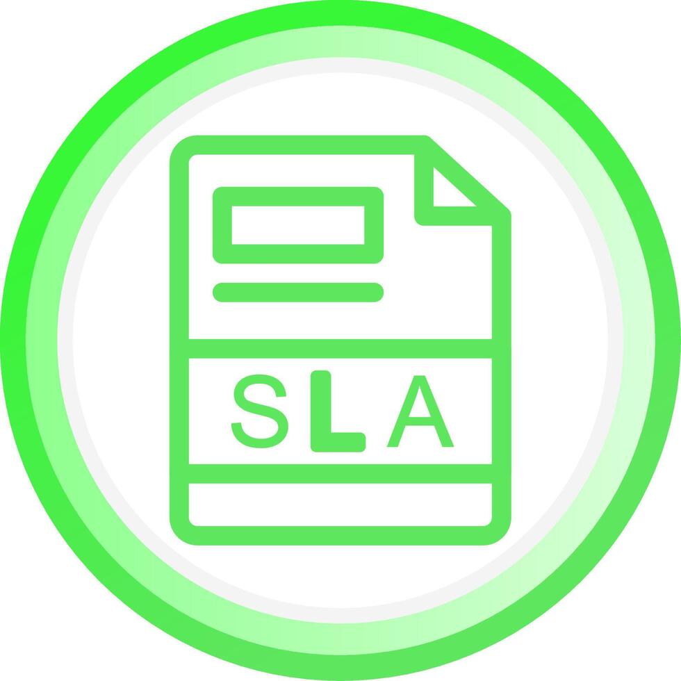 SLA Creative Icon Design vector