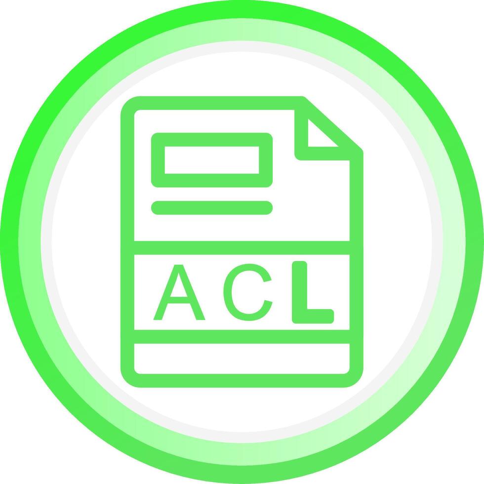 ACL Creative Icon Design vector