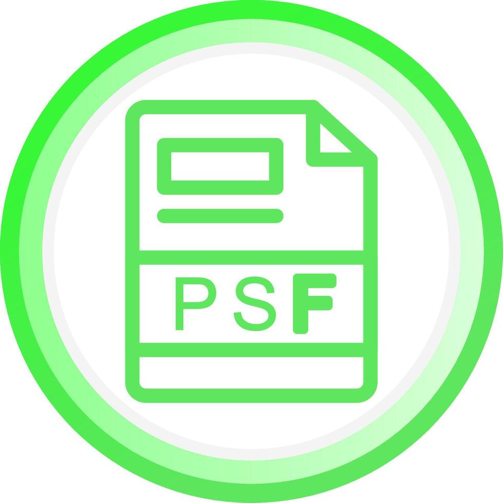PSF Creative Icon Design vector