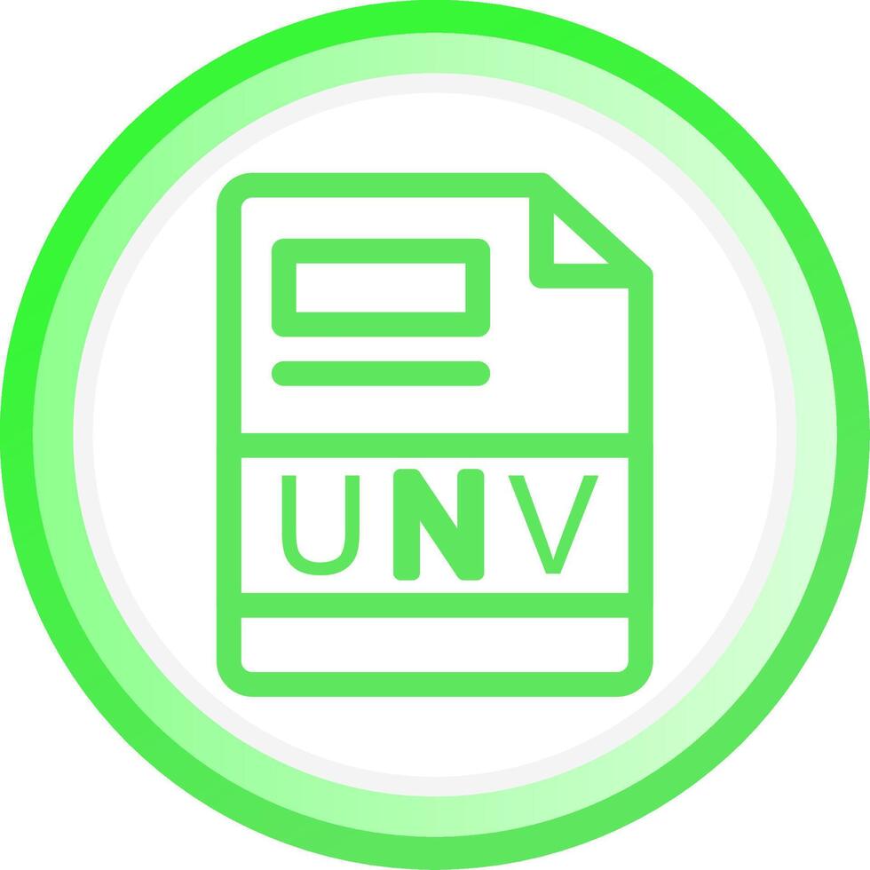 unv creativo icono diseño vector