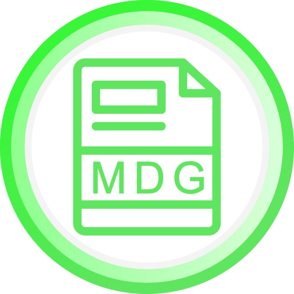 MDG Creative Icon Design vector
