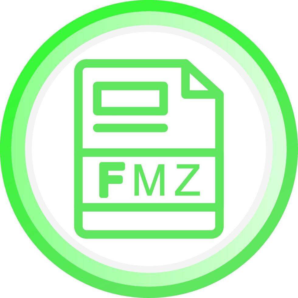 fmz creativo icono diseño vector