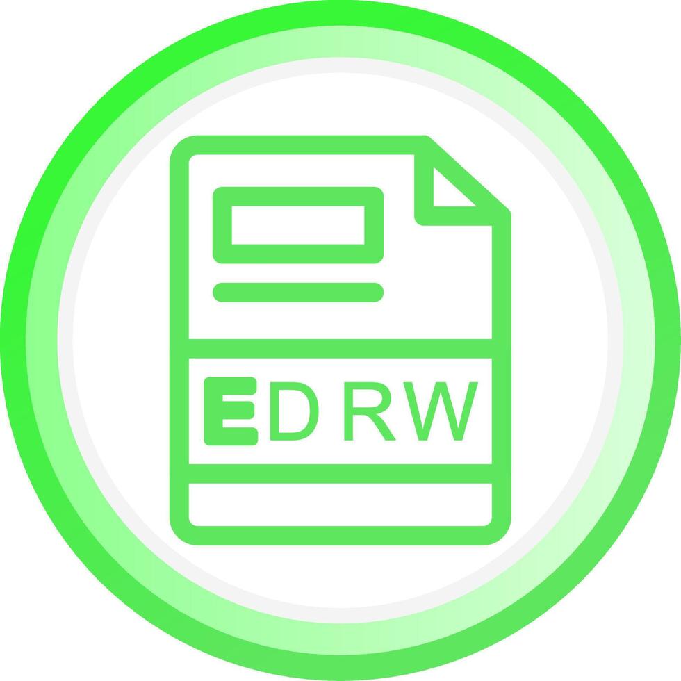 edrw creativo icono diseño vector