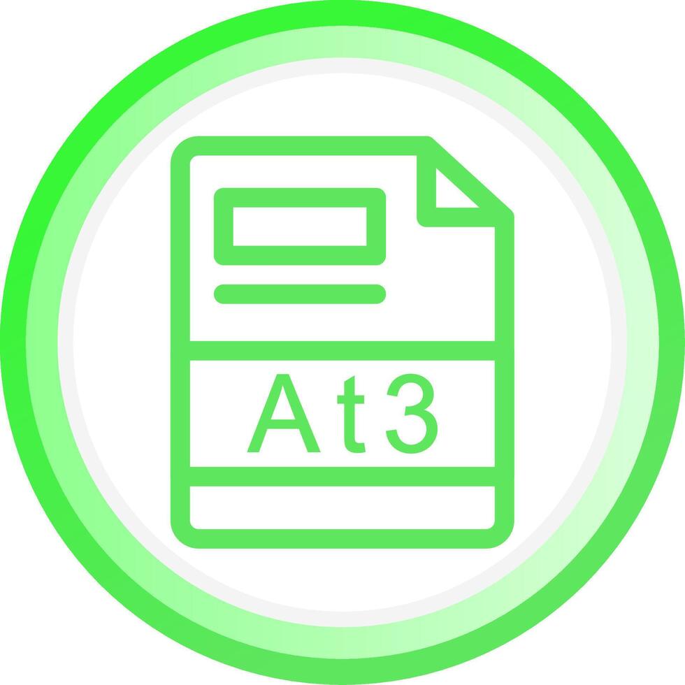AT3 Creative Icon Design vector