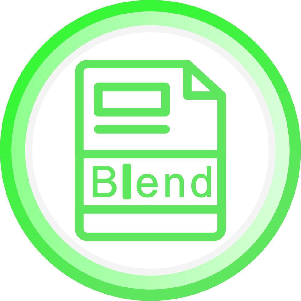 Blend Creative Icon Design vector