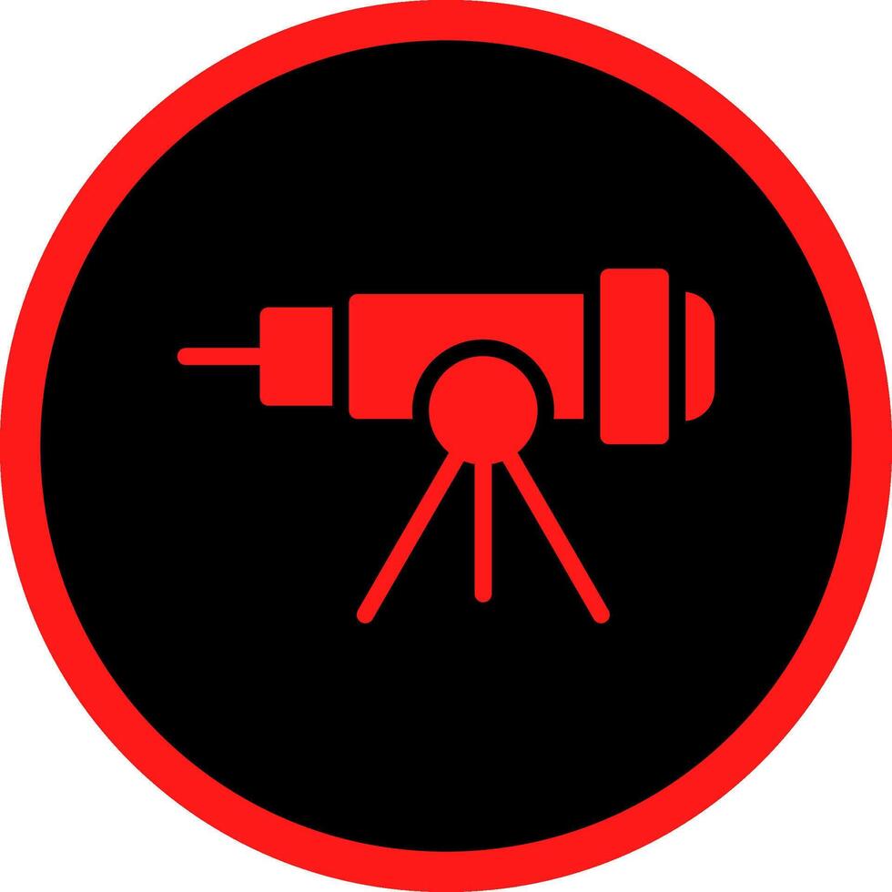 Telescope Creative Icon Design vector