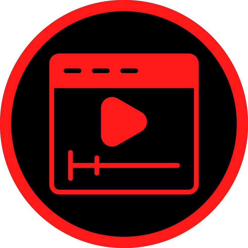 Video Creative Icon Design vector