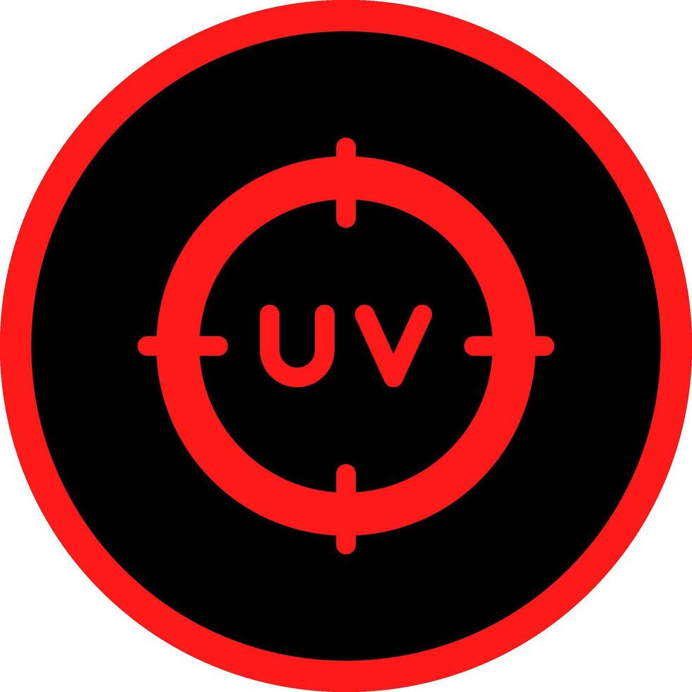 Uv Creative Icon Design vector