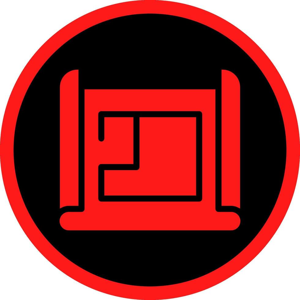 Blueprint Creative Icon Design vector