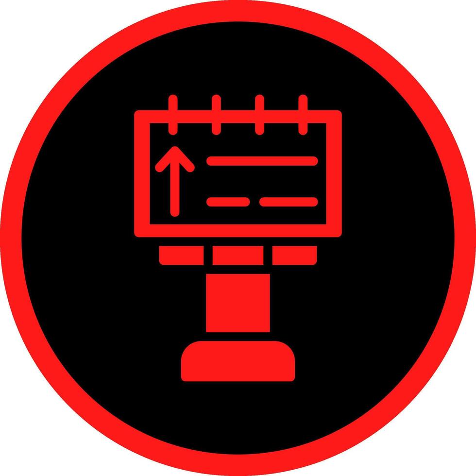 Sign board Creative Icon Design vector