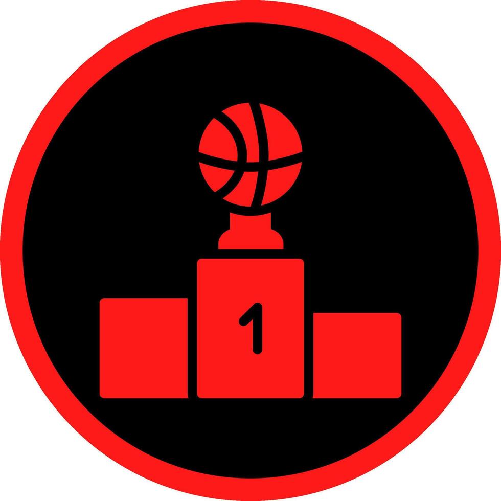 Winner podium Creative Icon Design vector