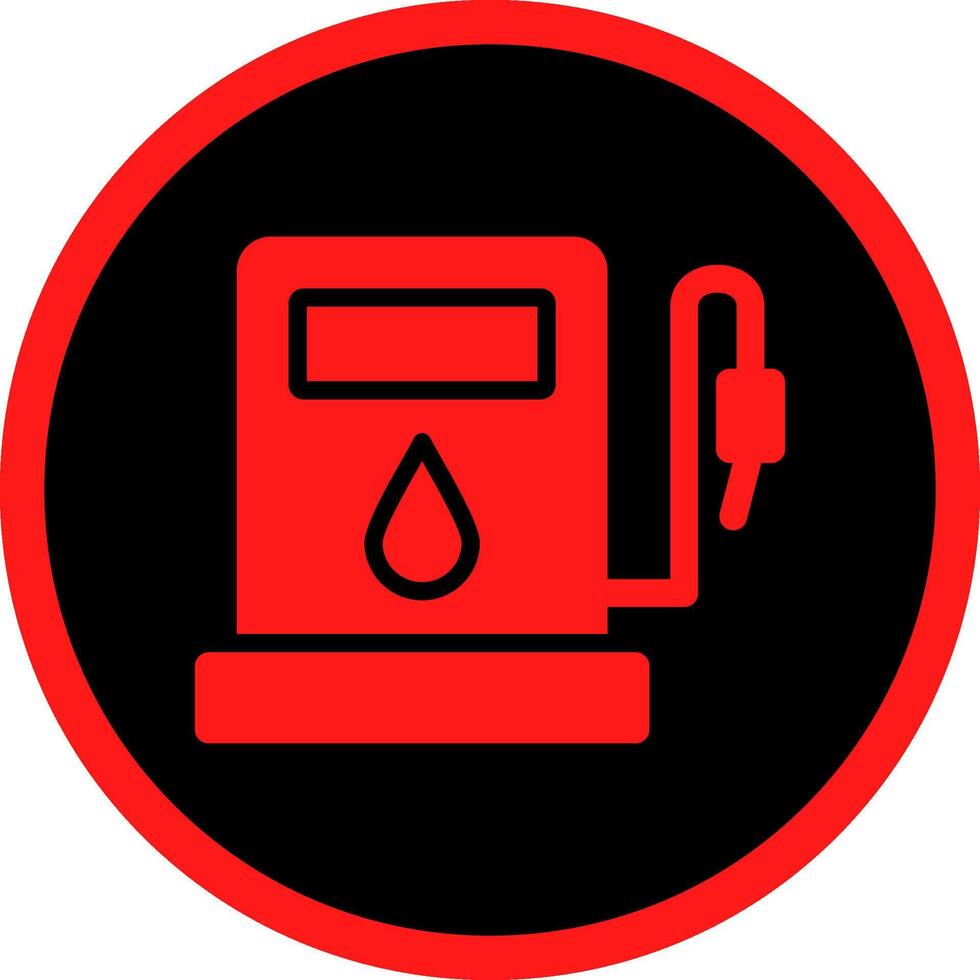 diseño de icono creativo de combustible vector