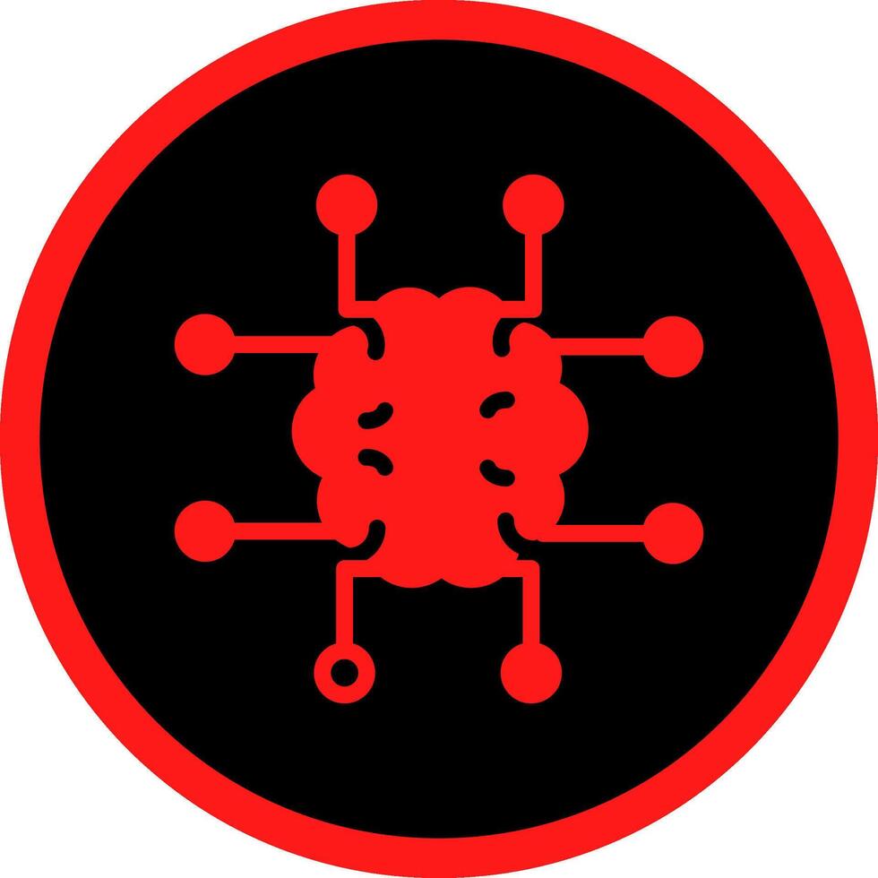 Neuroimaging Creative Icon Design vector
