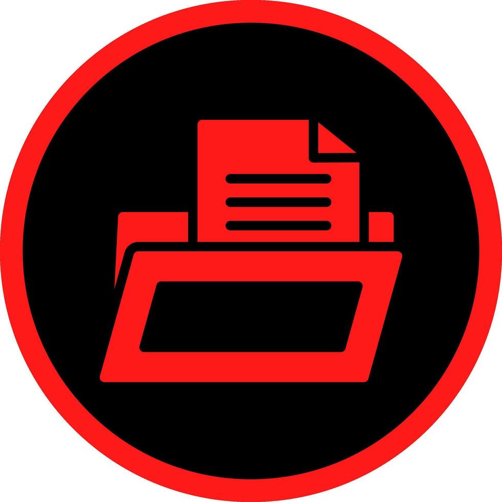Folder Creative Icon Design vector