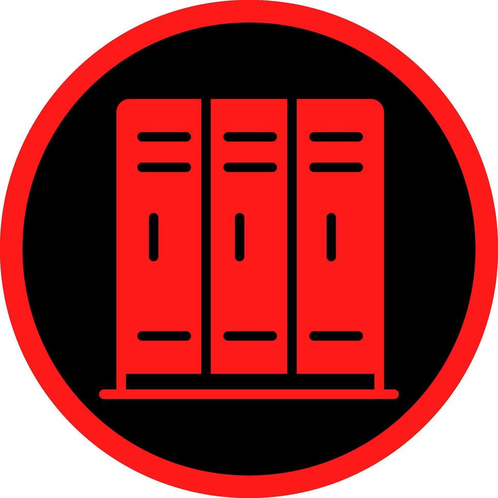 Lockers Creative Icon Design vector
