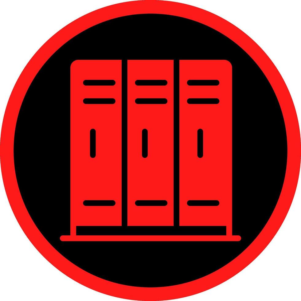 Lockers Creative Icon Design vector