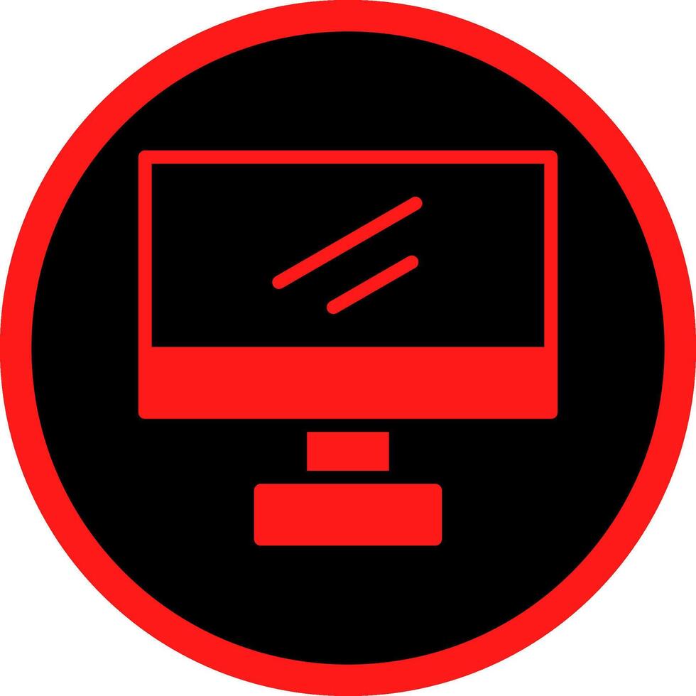 LCD Creative Icon Design vector