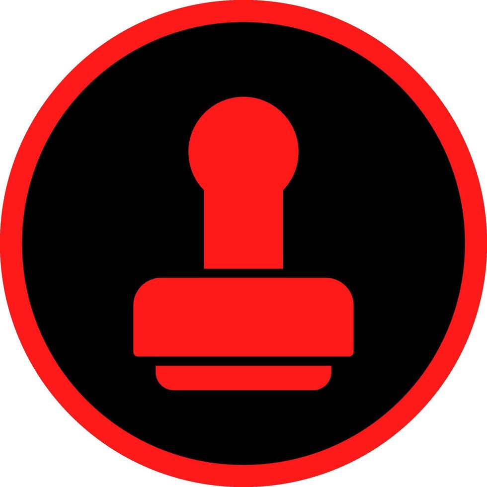 Stamp Creative Icon Design vector