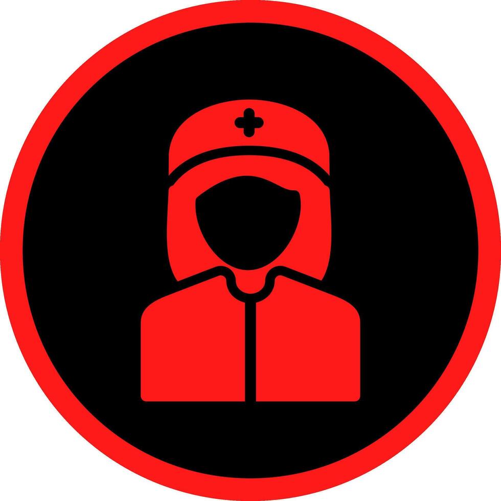 Nurse Creative Icon Design vector