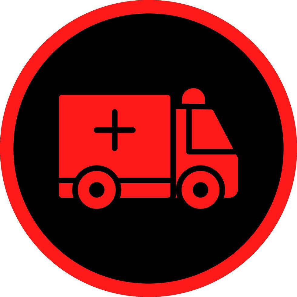 diseño de icono creativo de ambulancia vector