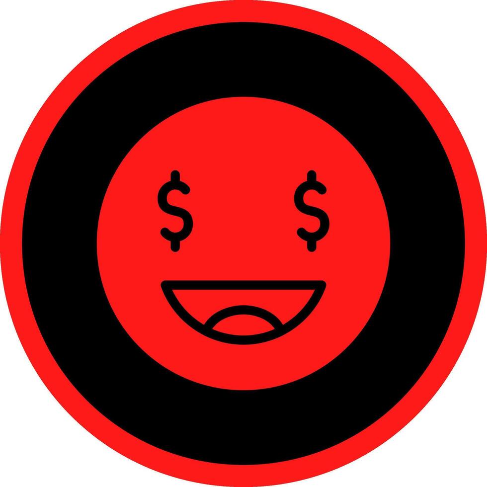 Greedy Creative Icon Design vector