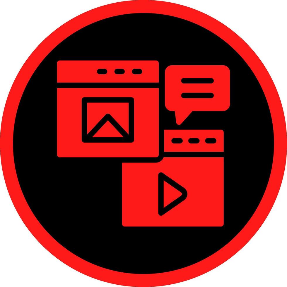 Blogging Creative Icon Design vector
