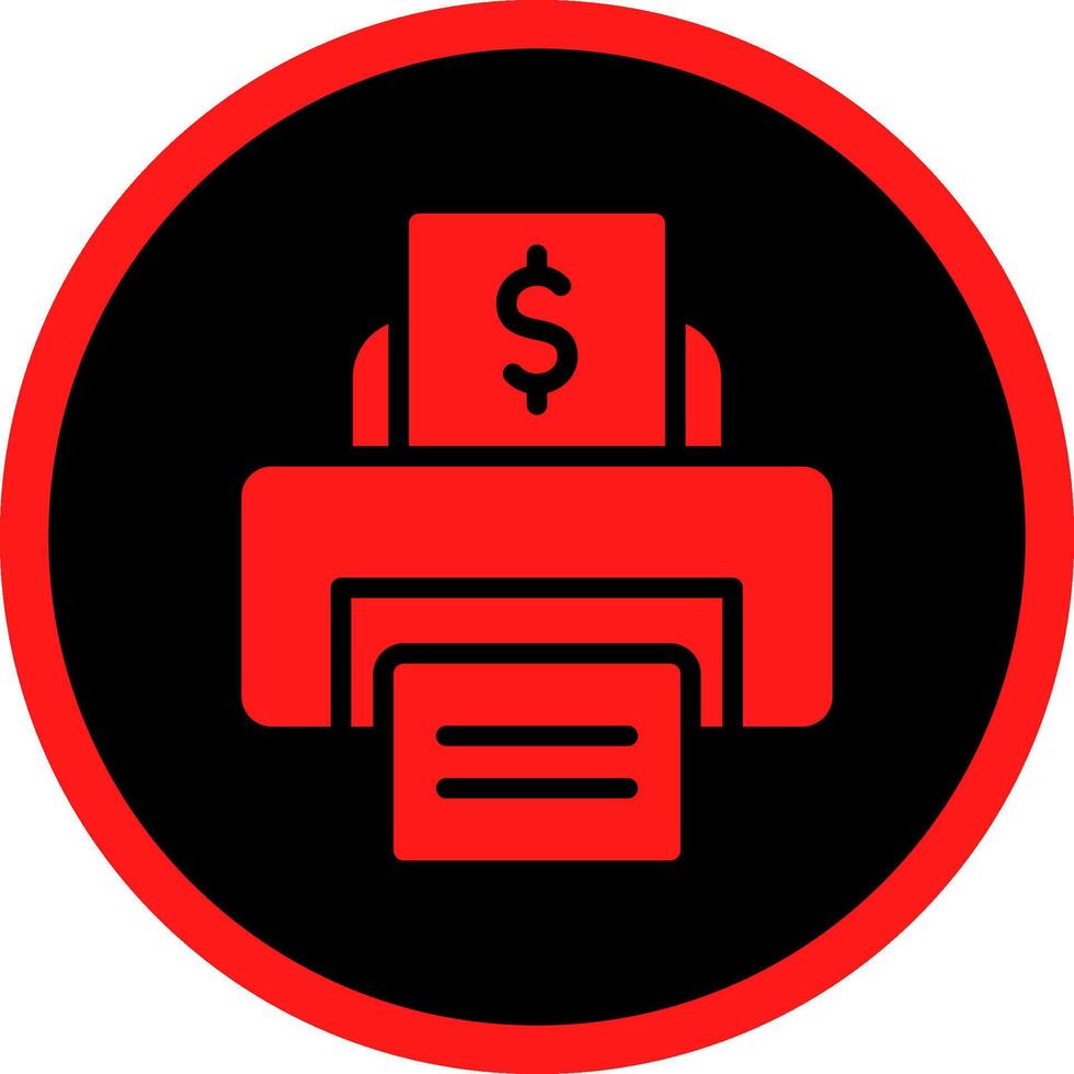 Printer Creative Icon Design vector