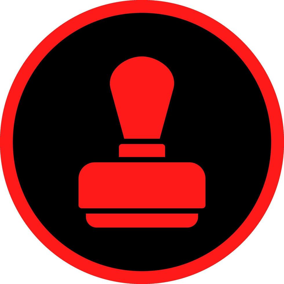 Stamp Creative Icon Design vector
