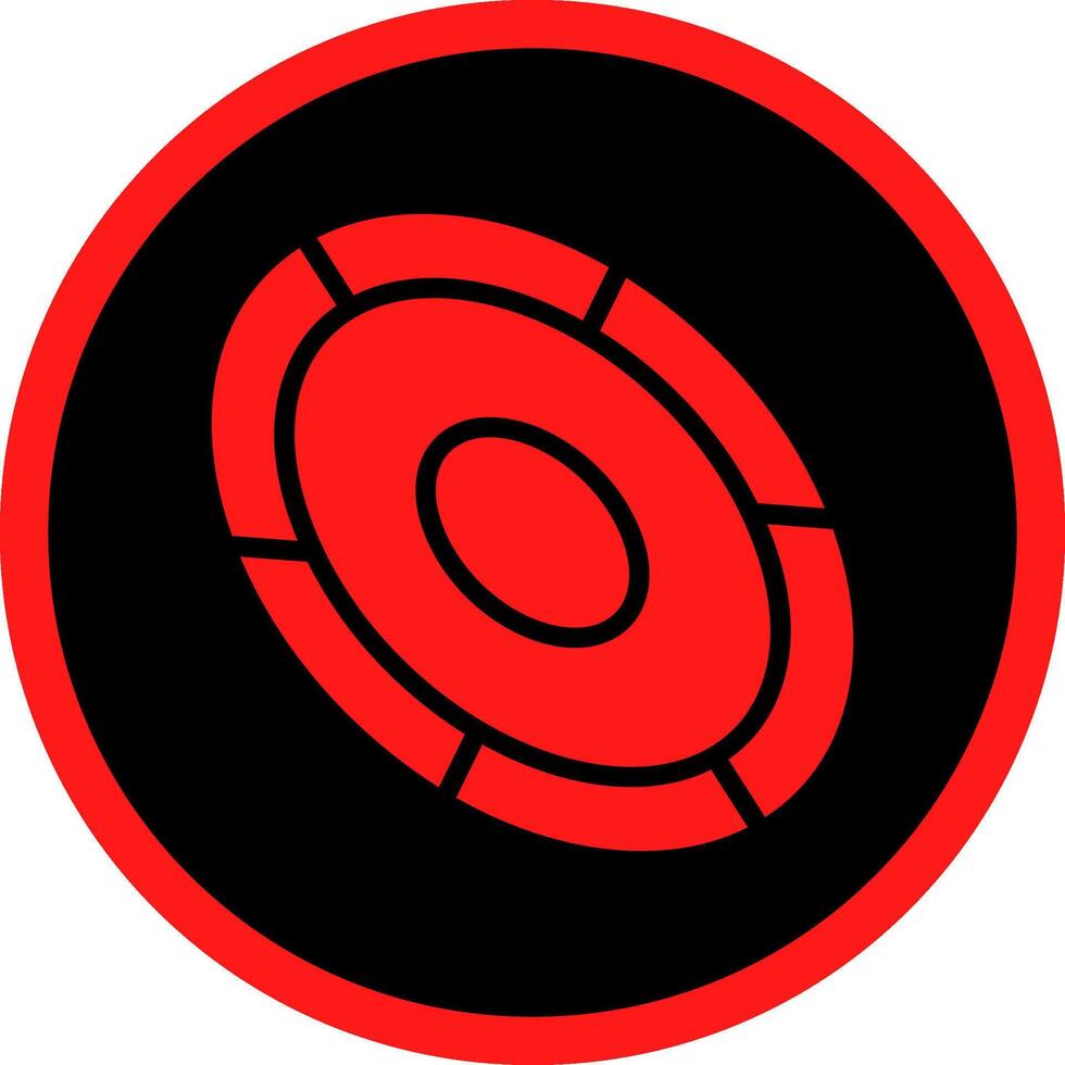 Frisbee Creative Icon Design vector
