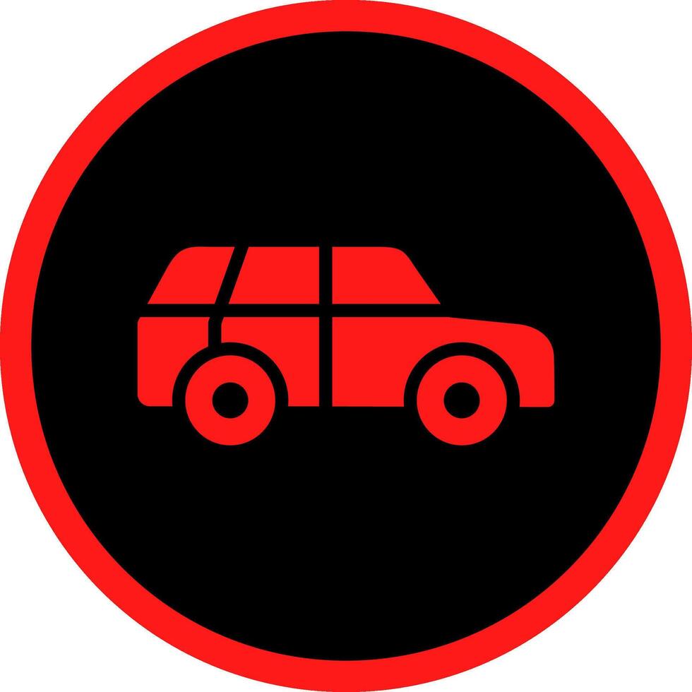 Station Wagon Creative Icon Design vector