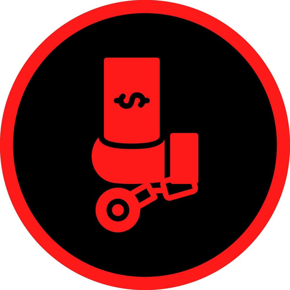 Corruption Creative Icon Design vector