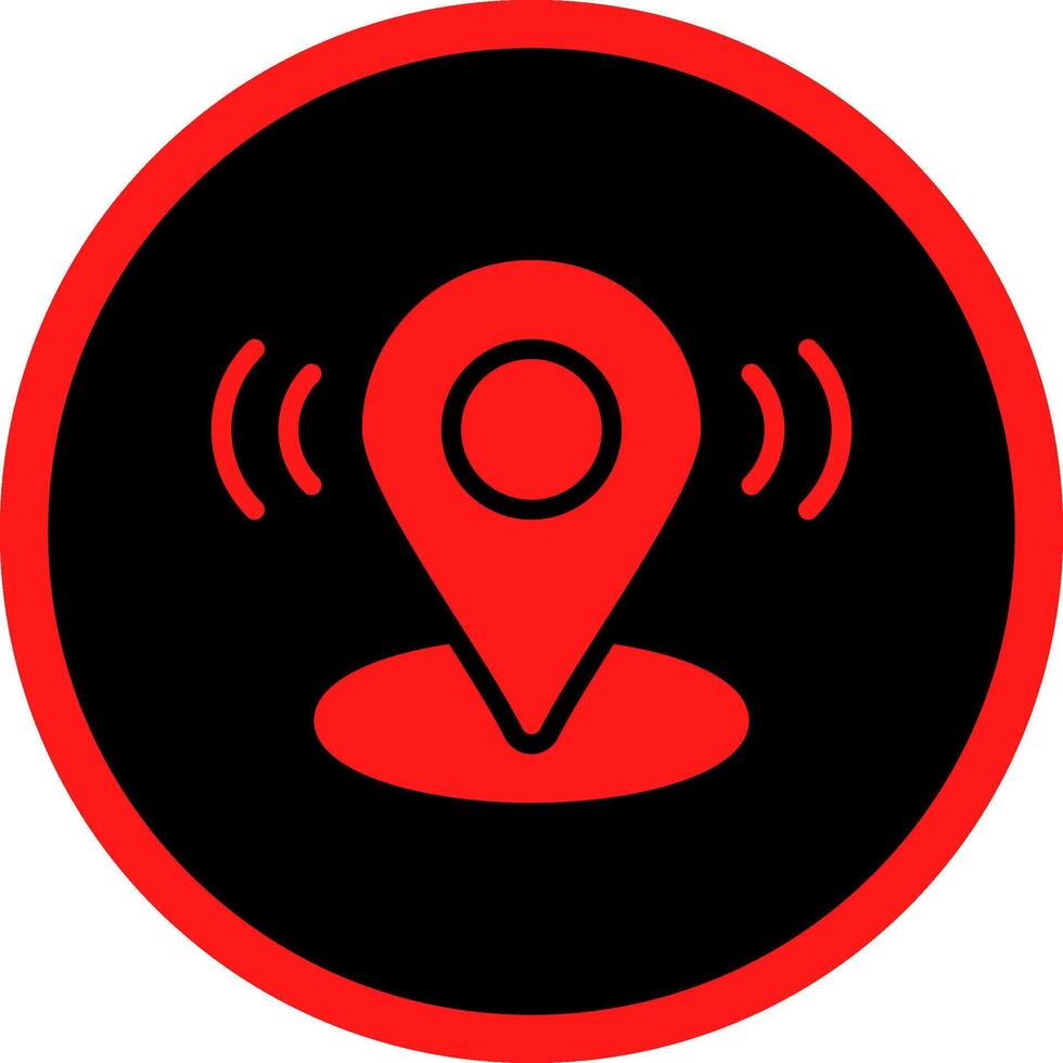 Location Pin Creative Icon Design vector