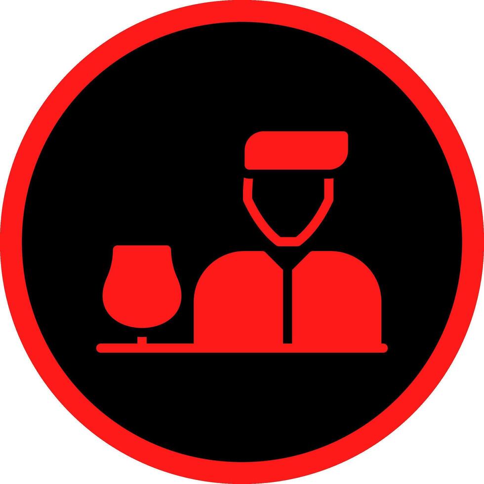 Bartender Creative Icon Design vector