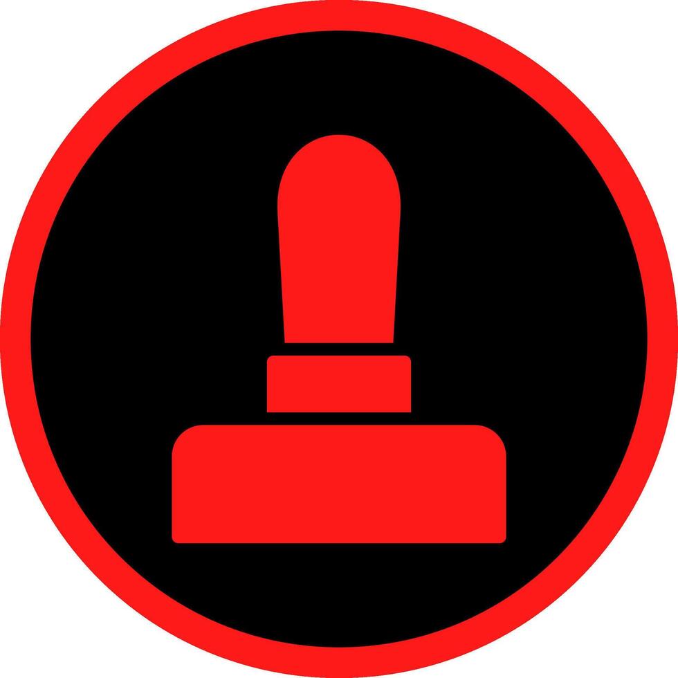 Stamp Creative Icon Design vector