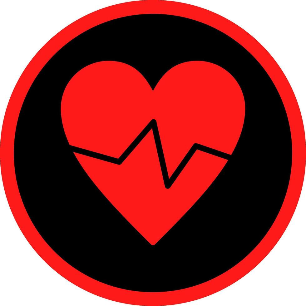 Heart Rate Creative Icon Design vector