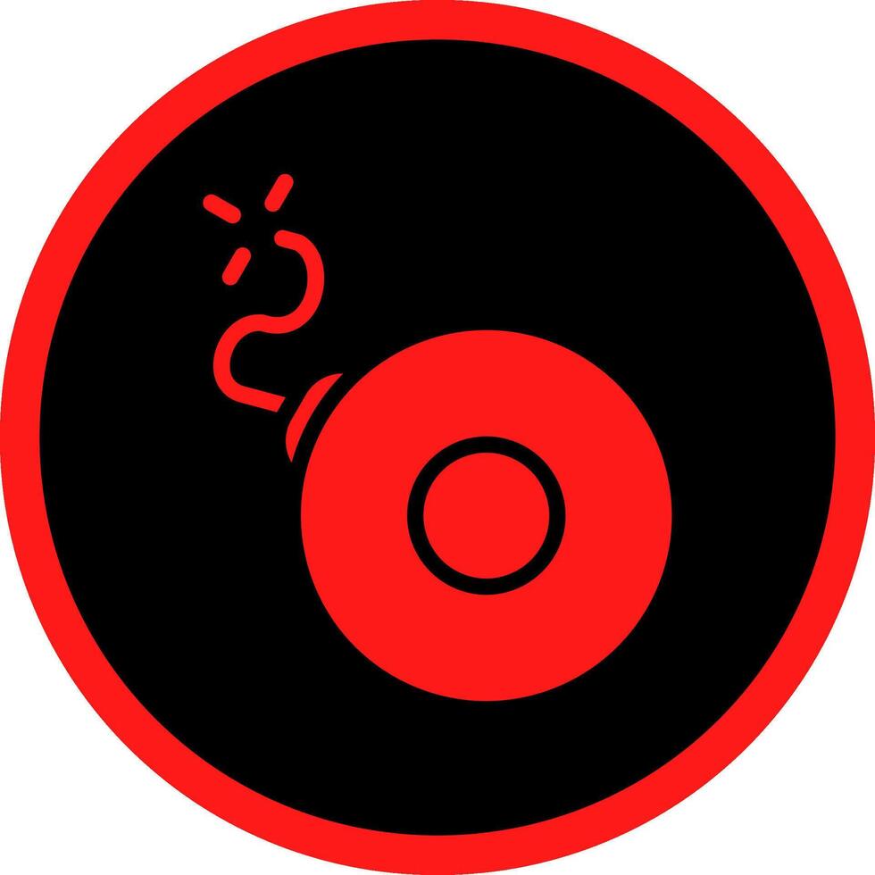 Bomb Creative Icon Design vector