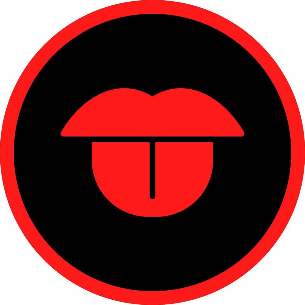Tongue Creative Icon Design vector