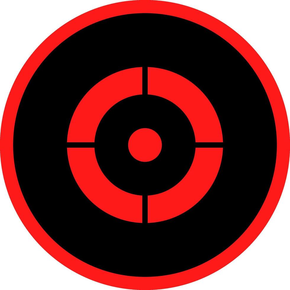 Target Creative Icon Design vector