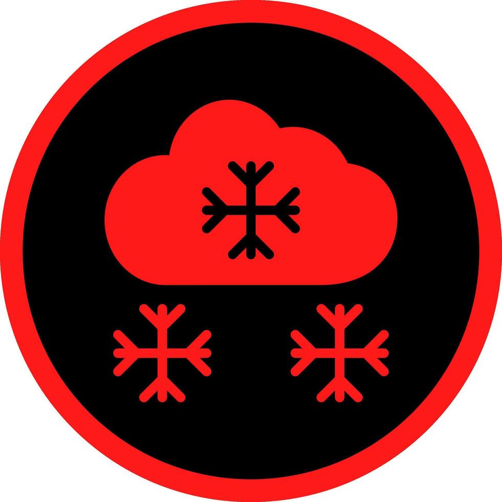 Snowy Creative Icon Design vector